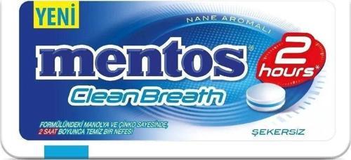 Cleanbreath Nane Aromalı Şekersiz Şeker 21 Gr (12Ad. X 21 Gr)
