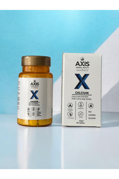Calcium Tablet 60 Tablet | Kedi ve Köpekler için Kalsiyum ve Destek Takviyesi