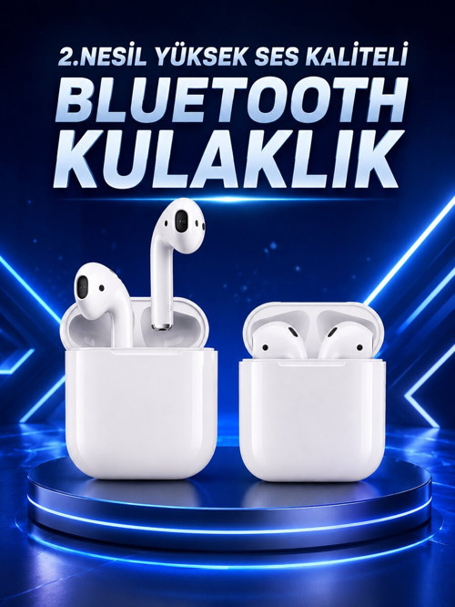 2.Nesil Yeni Model TWS Bluetooth Kulaklık Dokunmatik Kontrol Yüksek Ses Kaliteli - SL0005-0CC0N1