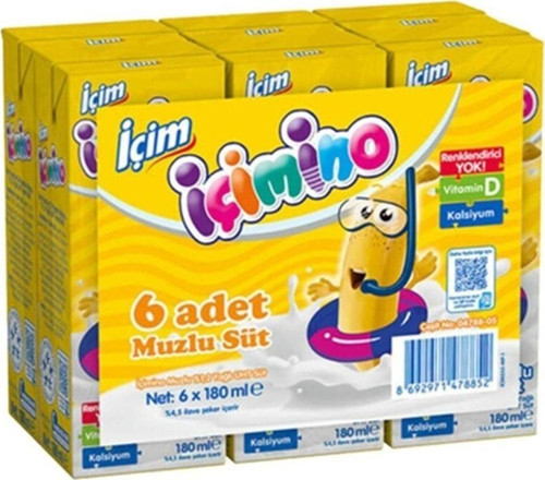 Ino Muzlu Süt 180 Ml X 6 Adet