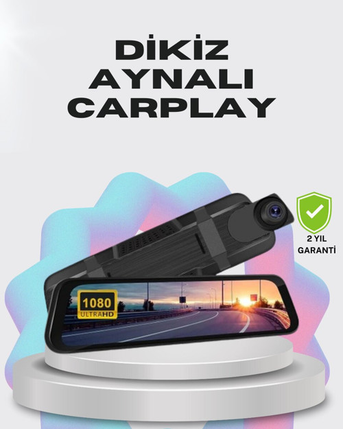 1080P Çift Kameralı Dokunmatik Dikiz Aynası G Sensörlü - SL0005-0BDDL2