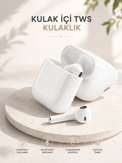 Yeni Nesil HD Ses ve Dokunmatik Kontrol Akıllı ve Şık Bluetooth Kulaklık - SL0005-0CBP02