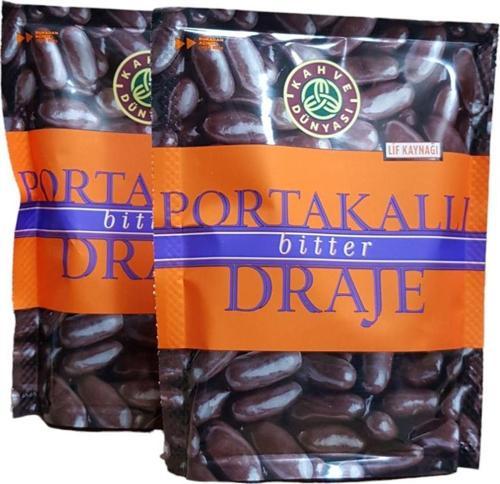 Bitter Çikolata Kaplı Portakal Draje 60 Gr (2 Adet)