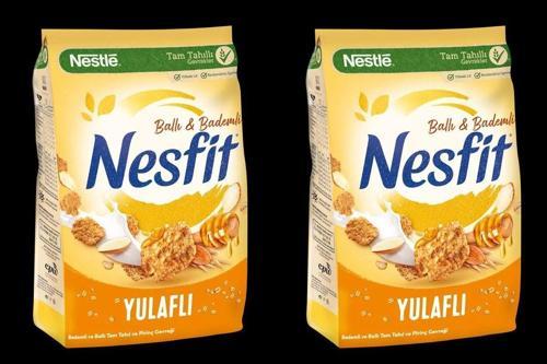 Nesfit Ballı Bademli Tam Tahıl Ve Pirinç Gevreği 400 Gr X 2 Paket