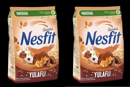 Nesfit Çikolatalı Tam Tahıl Ve Pirinç Gevreği 400 Gr X 2 Paket