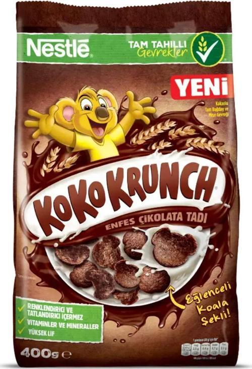 Corn Flakes Koko Krunch Tam Tahıllı Çikolatalı 400 Gr