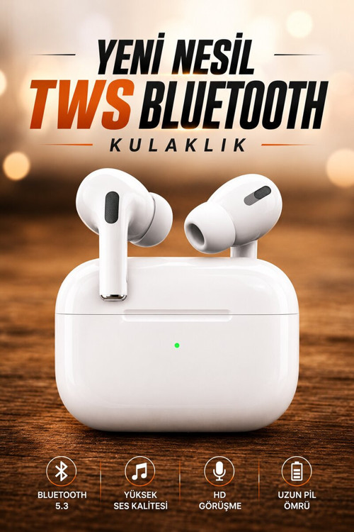 Dokunmatik Kontrollü Kablosuz Kulaklık iOS ve Android Uyumlu - SL0005-0CBW65