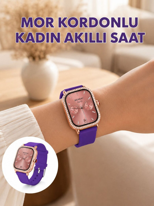 Arama Özellikli Dokunmatik Ekranlı Kadın Akıllı Saat - SL0005-0CBS83