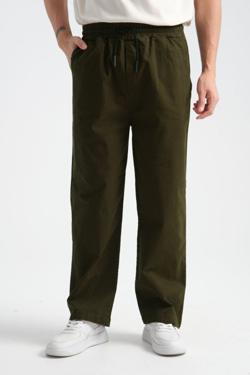 Calmfit Erkek Baggy Kalın Beli Lastikli Pantolon