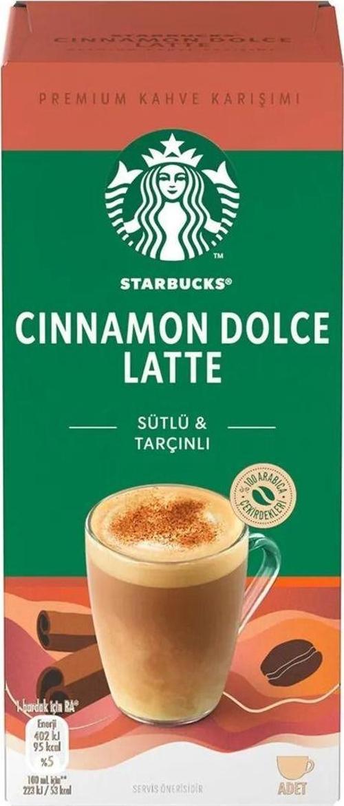 Cinnamon Dolce Latte Kahve Karışımı Sütlü Tarçınlı 4 X 23 Gr X 2 Adet