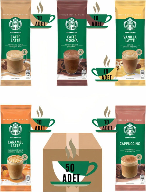 Premium Kahve Karışımı 5 Çeşit 50 Li