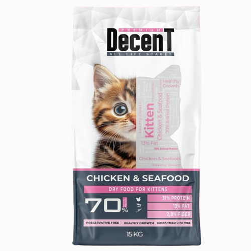 Kitten Tavuklu ve Balıklı Yavru Kedi Maması 15 kg