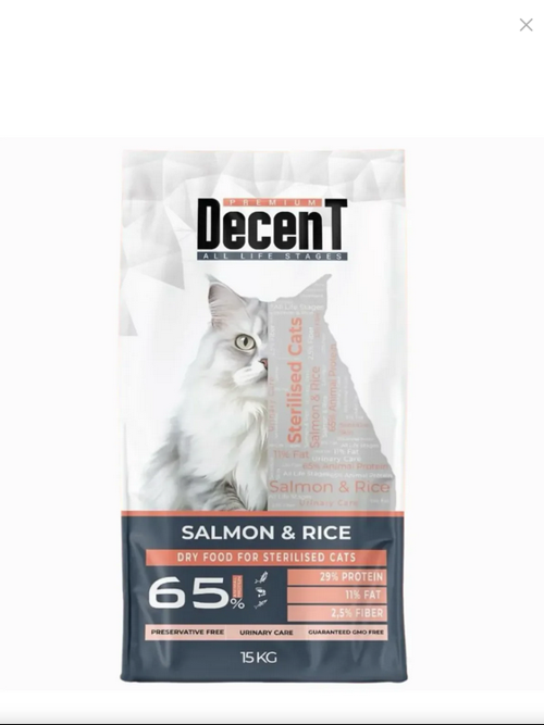 Premium Sterilised Somon Balıklı Kısırlaştırılmış Kedi Maması 15 kg