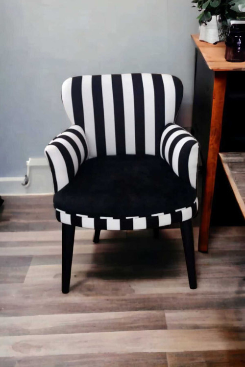 Çay Seti Koltuk Berjer - Cafe - Balkon - Bahçe Zebra Model