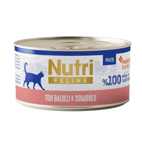 Ton Balıklı ve Somonlu Tahılsız Kedi Konservesi 70 Gr