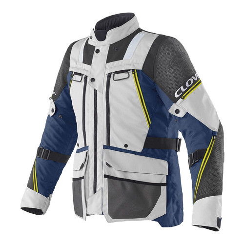 Outland-3 WP Korumalı Motosiklet Montu Mavi Gri