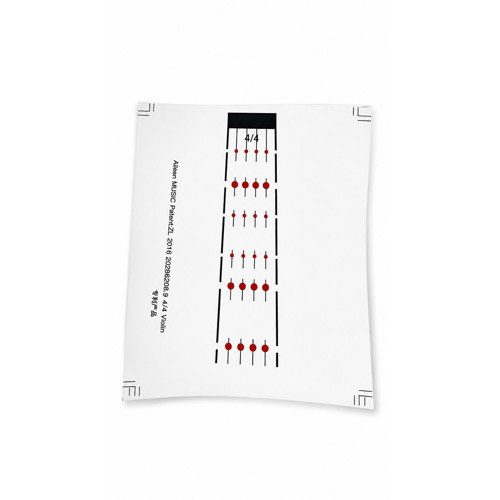 FGV501 4/4 Nota Sticker