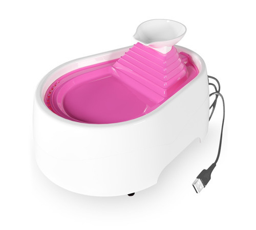 Kedi Köpek Su Pınarı Şelale 2 Litre - 5 volt ( usb'li ) Pembe