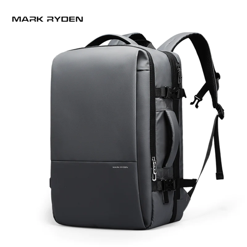 Super Genişletilebilir Çoklu Bölmeli Laptop Giysi Sırt Çantası G1_MR9822_KR07 Ⅱ (Gri)