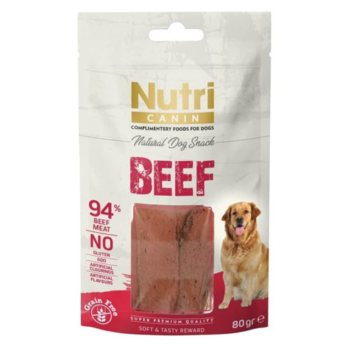 Tahılsız Biftekli Köpek Ödül Maması 80 gr