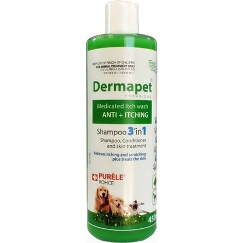 Dermapet Kedi Köpek Şampuanı 3in1 Plus 450 ml