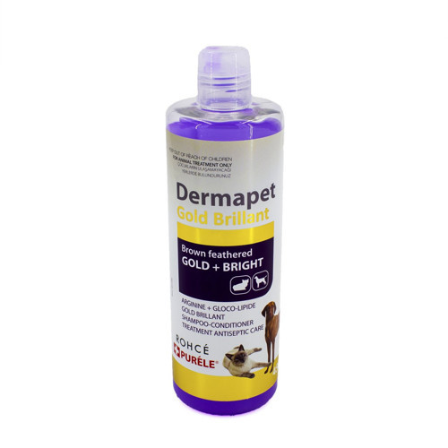 Dermapet Sarı Kahverengi Irk Kedi Ve Köpek İçin Dermatolojik Etkili Kremli Şampuan 450 ml
