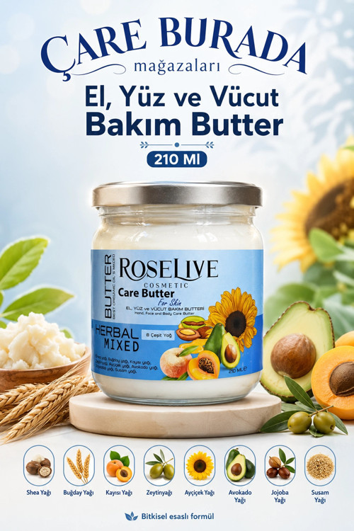 El & Yüz & Vücut Bakım Butter 210 Ml