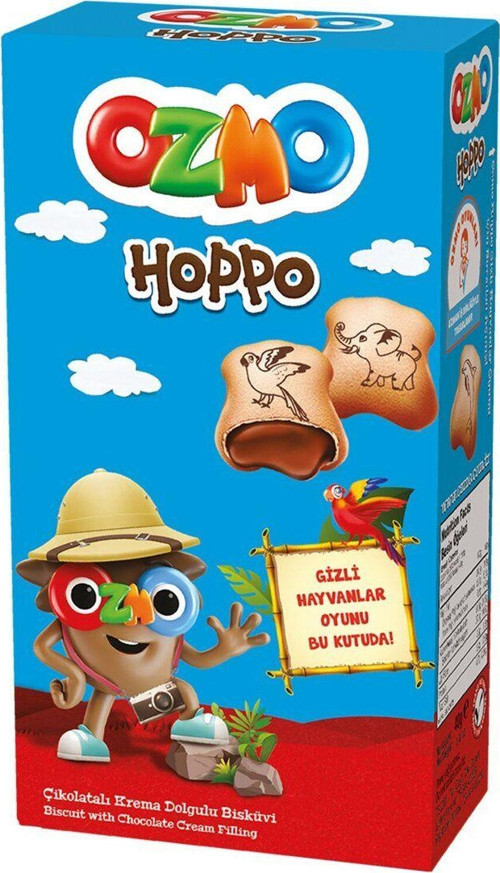 Ozmo Hoppo Çikolatalı 40 Gr X 12 Adet