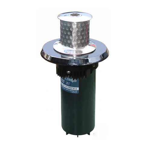 EC1000S - 12V Elektrikli Dik (Yandan Montaj) Vinç 6-14mm Krom Gövdeli - Teknede Güç ve Estetiğin Buluştuğu