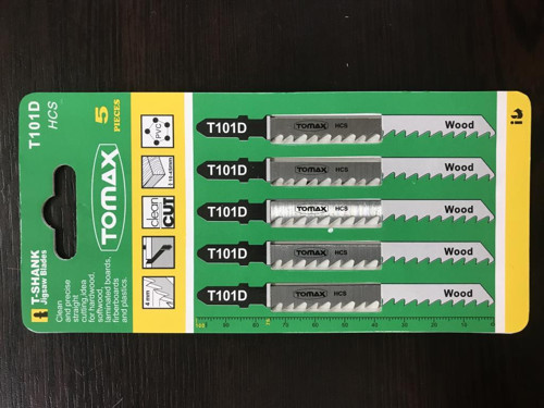 Tomax Dekupaj Bıçağı Yedek Bıçak 5 Li T101D Temiz Kesim
