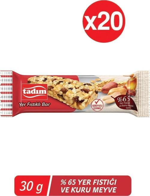 Yer Fıstıklı Bar 30Gr 20 Li Paket