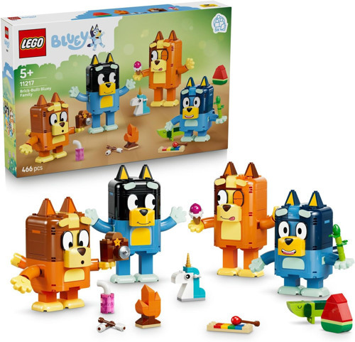 ® LEGO Bluey 11217 Brick-Built Bluey Family
