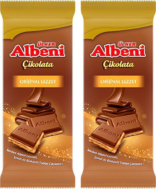 Albeni Tablet Çikolata 86 Gr X 2 Adet