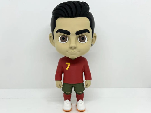 Cristiano Ronaldo CR7 Chibi Figür Masaüstü Heykelcik Taraftar Hediyelik Aksesuar