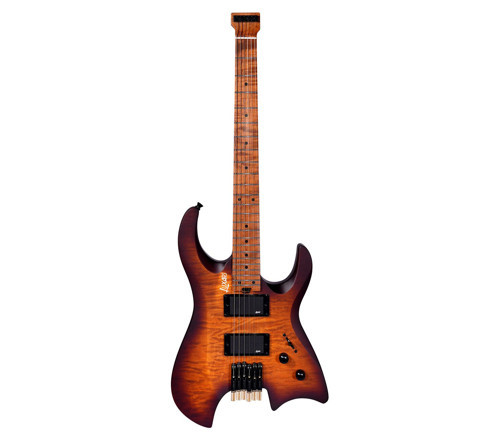 S-G63-6 SHB HEADLESS ELEKTRO GİTAR SATIN HONEY BURST + GIGBAG