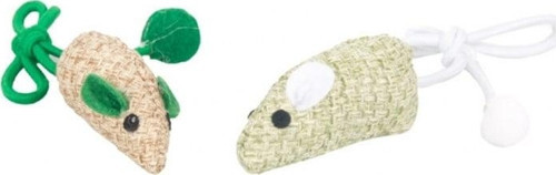 Keten Kedi Oyuncağı Fare 6x3 cm