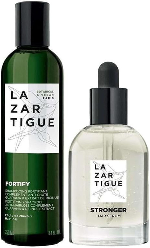 Lazartigue Fortifying Shampoo & Stronger Serum Set