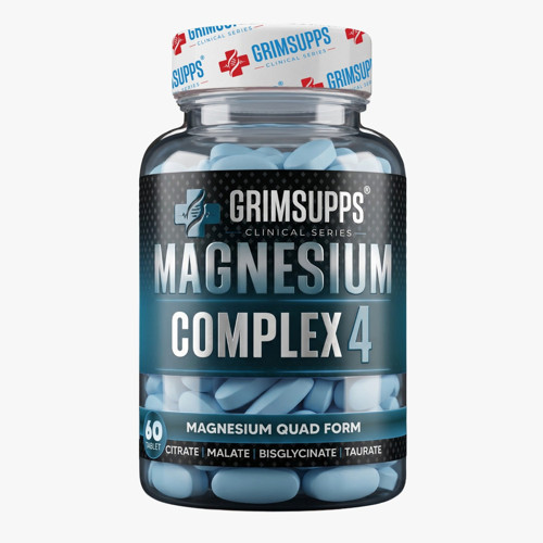 Magnesium Complex 4 - Citrate , Bisglycinate , Taurat , Malate B6 Vitamin 60 Tablet