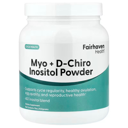 Myo D-Chiro Inositol Perimenopause & Menopause Support Powder 432 g - 180 Servis