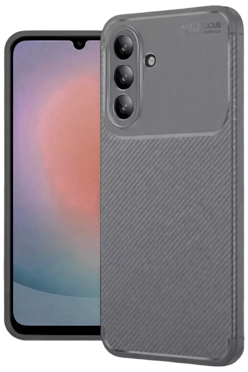 zentya4516 Mey İthalat® Samsung Galaxy A27 5G Auto Focus Karbon Kapak - Gri zd4526
