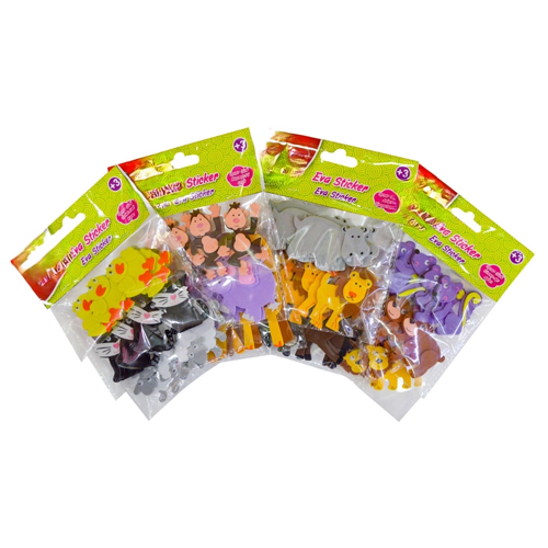zentya4516 Mey İthalat® Eva Sticker 3D Spor zd4526