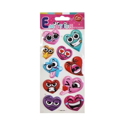 zentya4516 Mey İthalat® Puffy Stickers Kalpler zd4526