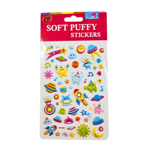 zentya4516 Mey İthalat® Puffy Stickers Space zd4526