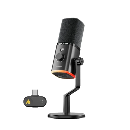 PD100W Kablosuz USB Gamer Oyuncu Mikrofonu