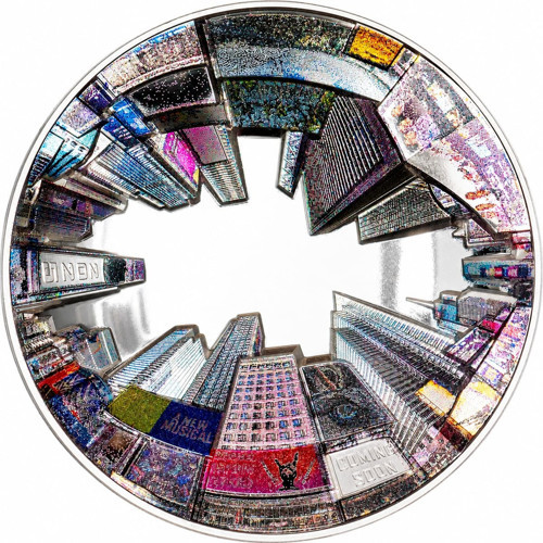 New York 360 Görünümü Gümüş Sikke Coin