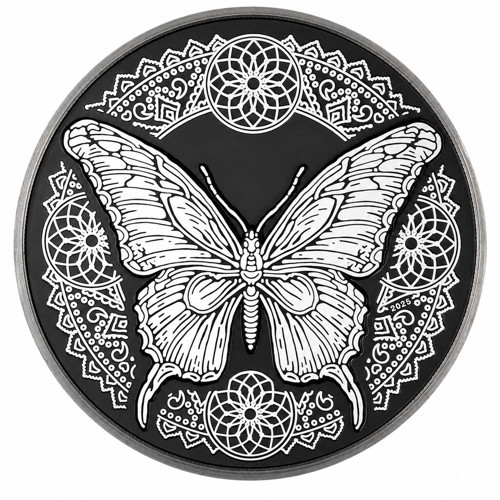Kelebek Gümüş Sikke Coin