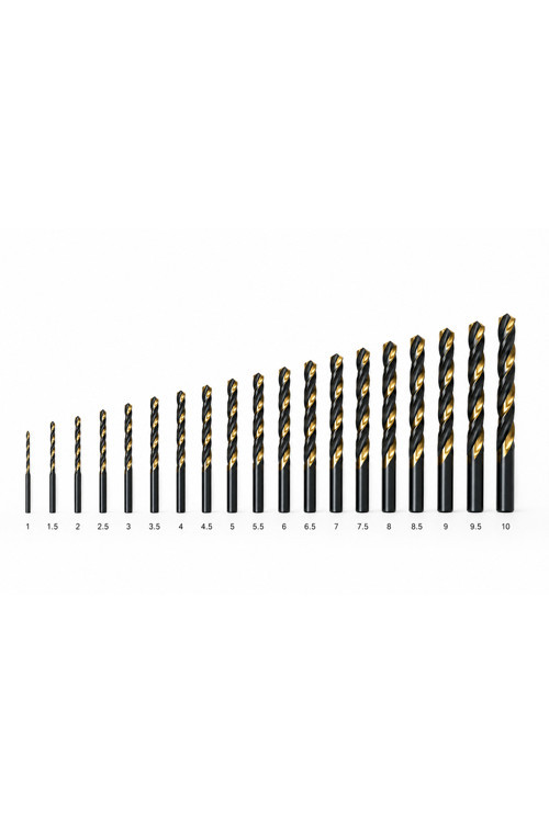 HSS-G Tam Taşlanmış Metal Matkap Ucu Seti 19 Parça (1-10 mm)