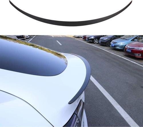 Tesla Model Y Uyumlu Bagaj Üstü Spoiler Siyah Boyalı