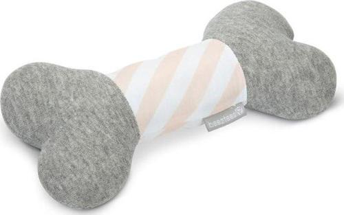 Yavru Köpek Peluş Oyuncak Kemik 21 Cm Gri