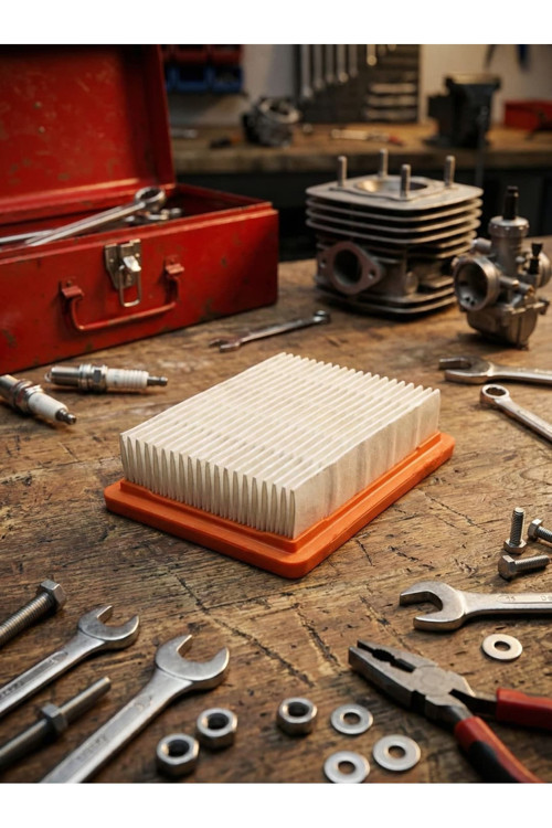 Motorlu Tırpan Kağıt Hava Filtresi - Oleo-Mac 453 / 753 / 755 Uyumlu | Şengün Motor